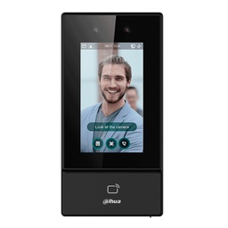 [DHI-ASI6213S] Dahua - Control de Acceso con Pantalla Táctil de 4.3" y Reconocimiento Facial (6.000 Usuarios 6.000 Rostros 10.000 Tarjetas IC Mifare 6.000 Claves 300.000 Registros) Comunicación TCP/IP y Wi-Fi para Interiores y Exteriores [Serie FACT]