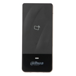 [DHI-ASR1200E] Dahua - Lector de Acceso de Reconocimiento de Tarjetas (IC Mifare) de Identificación Sin Contacto Comunicación RS-485 y Wiegand IP66 Uso en Interiores y Exteriores