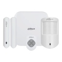 [DHI-ART-ARC3800H-03-W2] Dahua - Kit de Alarma Inalámbrico Hub2 con Wi-Fi y Ethernet Admite 150 Canales Periféricos Inalámbricos Audio Bidireccional Frecuencia 433MHz (Incluye Panel de Alarma Sensor de Movimiento Contacto Magnético y Control Remoto)