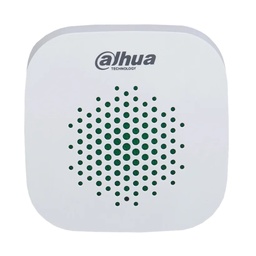 [DHI-ARA12-W2] Dahua - Sirena Inalámbrica Interior 85 dB 3 Niveles de Volumen Led Indicador Alarma de Batería Baja Medición de Temperatura Frecuencia 868.0 MHz–868.6 MHz [Bateria 2 x CR123A]