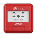 [DHI-HY-1200-CTXF] Dahua - Estacion Manual de Alarma de Emergencia Direccionable de 2 Hilos Sin Polaridad DC24V [WisuAlarm]