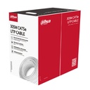 [DH-PFM920I-5EU-C-white] Dahua - Cable UTP CAT5e (Categoria 5e) 100% Cobre Interior 0.50MM 23 AWG Blanco [Caja 305 Metros]