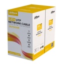 [DH-PFM920-6UN] Dahua - Cable UTP CAT6 (Categoria 6) 100% Cobre 0.45MM 24 AWG Exterior (Negro) [Caja 305 Metros]