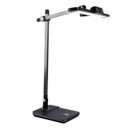 [BL1321] Astra - Lámpara LED de Escritorio Alámbrica con Reloj Digital [Negra]