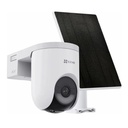 [CS-HB8c/SP-R100(4MP,W4GA)] Ezviz - Camara PT Wi-Fi +4G [4Mp] con Bateria Recargable + Panel Solar Seguimiento Inteligente Visión Nocturna a Color Exterior/Interior