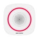 [DS-PS1-I-WB(B)(O-STD)/Red] Hikvision - Sirena Inalámbrica Interior 110 dB AXPRO
