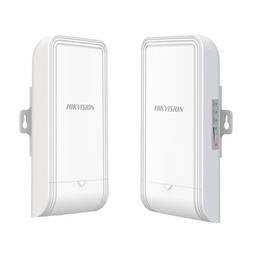 [DS-3WF1000-EI-2N(O-STD)] Hikvision - Kit de Punto de Acceso (AC) PTP y PTMP en 2.4 GHz hasta 300 Mbps Antena de H: 60 MIMO 2X2 7 dBi de Ganancia Uso en Exterior (IP55)