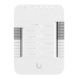 [UA-Hub-Door] Ubiquiti - Controlador Central Inteligente UniFi puede Conectar 2 Lectores y 2 Cámaras (no incluidos) para Controlar solo una Puerta 2 terminales AUX y 4 Entradas Adicionales (sensores y botones) POE 802.3bt no incluido