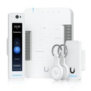 [UA-G2-SK-Pro] Ubiquiti - Kit de Inicio Premium Gen2 para el Control de Accesos UniFi Profesional para 1 Puerta (1) Lector NFC con Pantalla Táctil Audio 2 Vías y Cámara (1) Lector NFC y de Movimiento UA-G2 Hub para Conexiones