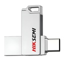 [HS-USB-E327C-128G] Hiksemi By Hikvision - Pendrive 128Gb Dual Slim USB 3.2 Silver