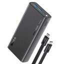 [GAR158-BLACK] 1Hora - Bateria Portatil Power Bank 20.000 mAh 22.5W Max [Negro]