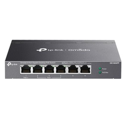 [DS106GPP] TP-Link - Switch de Escritorio No Gestionado Gigabit de 6 Puertos con 3 Puertos PoE+ y 1 Puerto PoE++ [Omada]