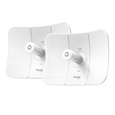 [BEAM BRIDGE 5 UR KIT] TP-Link - Puente Inalámbrico Interior/Exterior Ultra Range 5GHz 867Mbps Antenas Direccionales de Alta Ganancia de 23 dBi hasta 15km de Nivel Empresarial [Omada]