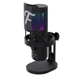 [WFM1-BK] Fantech - Micrófono Gamer RGB Resono Inalámbrico [Negro]