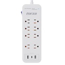 [FSP-821USBC] Forza: Protector Contra Sobretensiones 1625W/2450J 8 Tomas 2 USB-A 1 USB-C 110V/220V