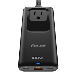 [PS-1100USBC] Forza: Regleta con Cargador Rápido 100W 1 NEMA 110V/220V USB-C con Indicador LED