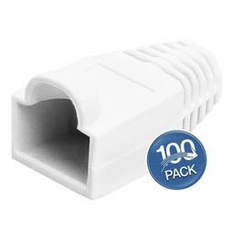 [STC-BTS-BLANCO] STC - Botas Protectoras RJ45 Color Blanco [100 Unidades]