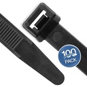 [HQSEALS] Hqseals - Tirrap de Nyon 40cm x 7,6mm Color Negro [100 Unidades]