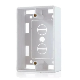 [LP-4X2] Wiretech - Cajetin Superficial de Red 4X2 Color Blanco [Unidad]