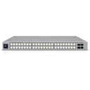 [ECS-48-PoE] Ubiquiti - UniFi Enterprise Campus, Switch Capa 3 con 48 Puertos PoE+++ de Hasta 90 W: 32 de 10 GbE + 16 de 2,5 GbE, 4 SFP28 de 25G, Etherlighting y Fuentes Redundantes