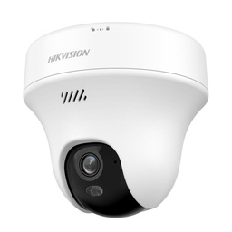 [DS-2CFWQ3(2.8mm)] Hikvision - Cámara PT IP Wi-Fi 6 Interior 2K [3MP] Paneo 345° Inclinación 85° Luz Híbrida 10 mts IR + 10 mts Luz Blanca Audio Bidireccional Detección Humano/Vehículo Modo Privacidad H.265 USB Tipo C Lente 2.8mm